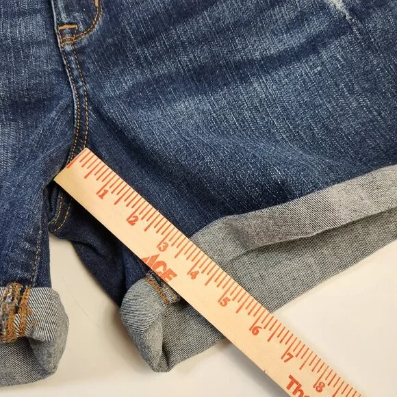 New Directions BUNDLE of 2 Pairs of Shorts Denim Roll Cuff Size 14 - Picture 13 of 14
